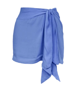Ana Mini Skirt - Periwinkle -FemmeFab Shop periwinkle ana pareo flat