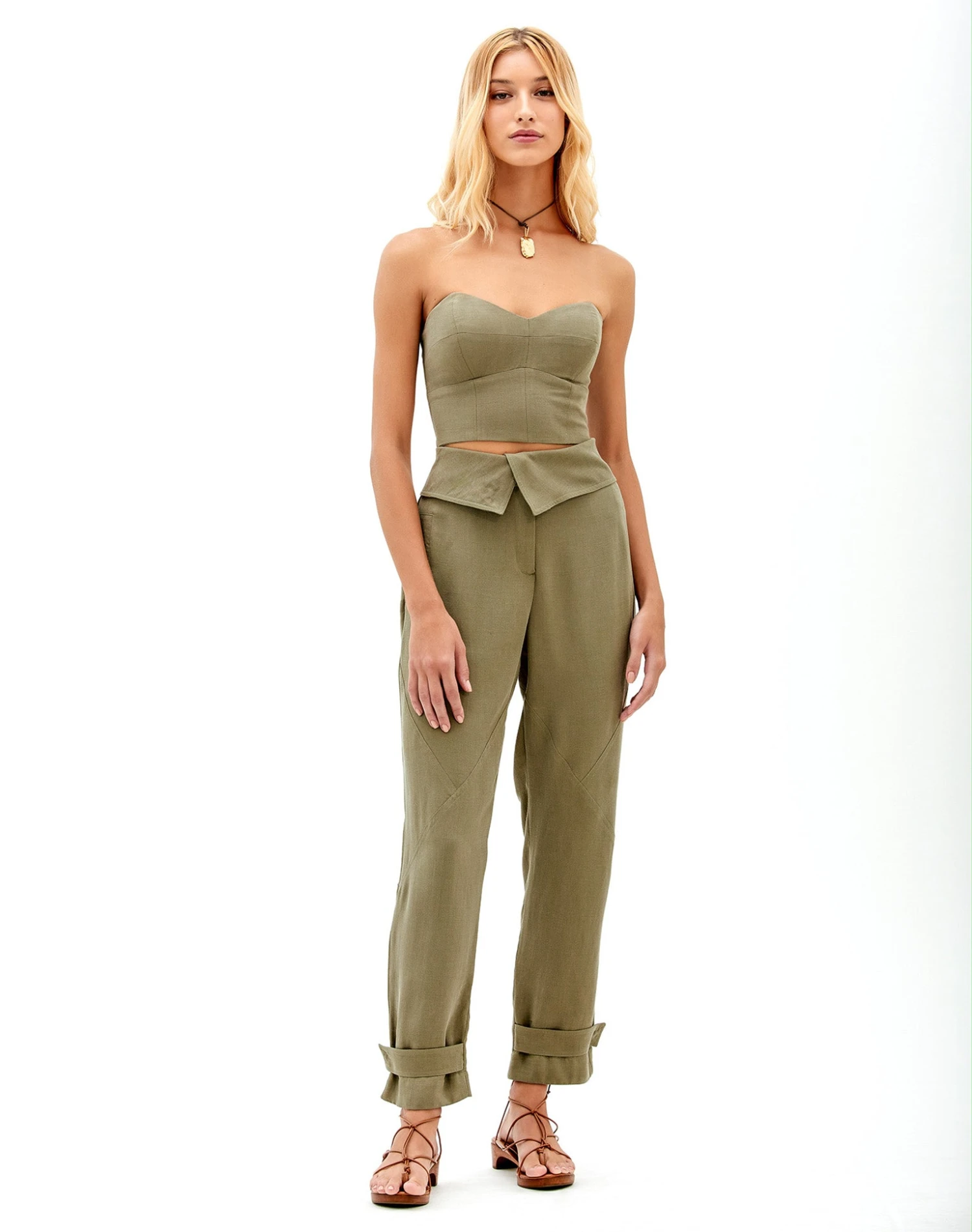 Mia Pants - Pistachio 6 Mia Pants - Pistachio - Image 4