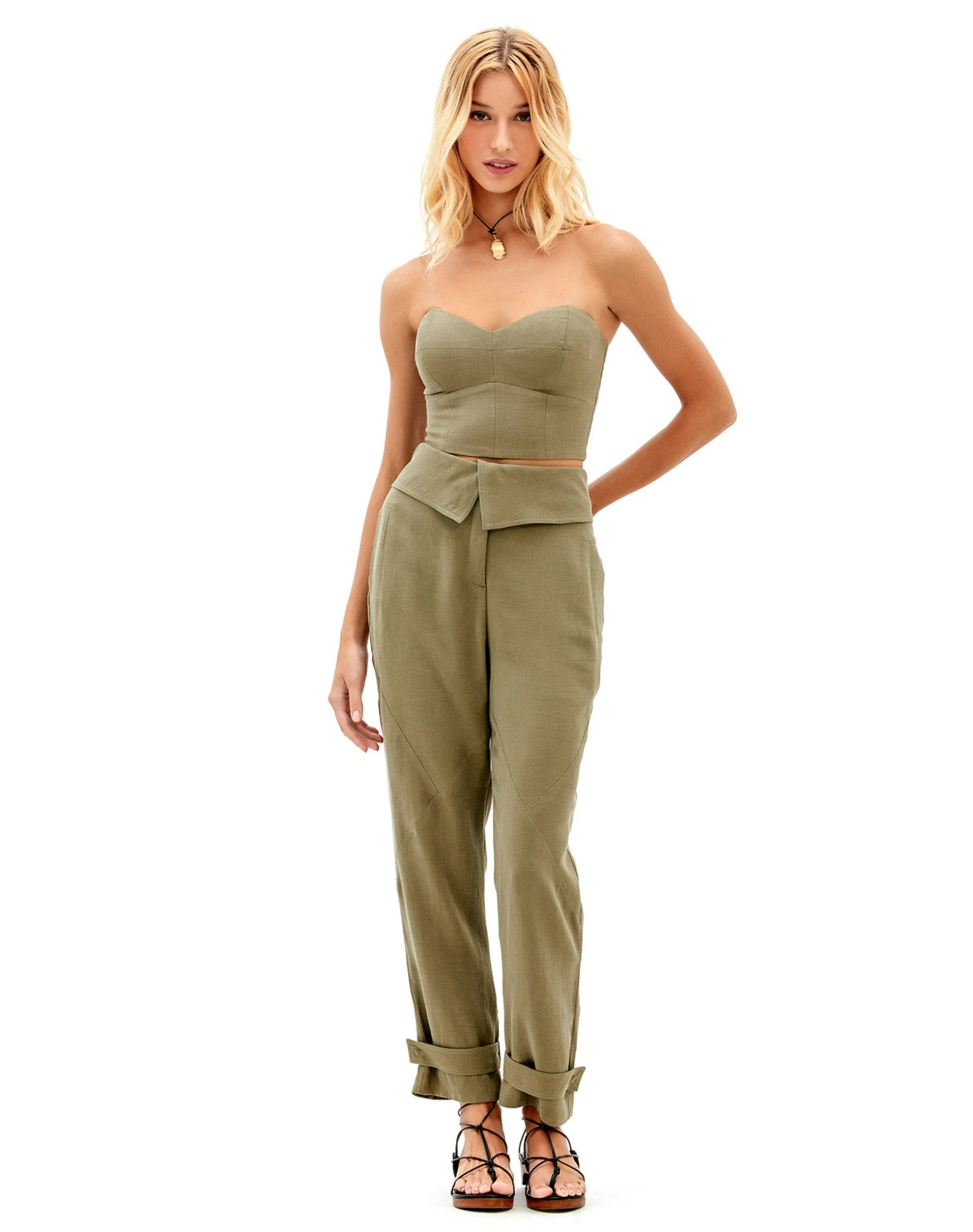 Mia Pants - Pistachio 4 Mia Pants - Pistachio - Image 2