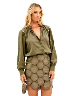 Eyelet Pam Mini Skirt - Pistachio -FemmeFab Shop pistachio edite blouse eyelet pam skirt 2 98b959b9 4351 4e40 b846 1ab9700dbbea