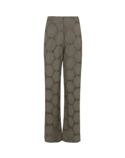 Eyelet Ester Pants - Pistachio