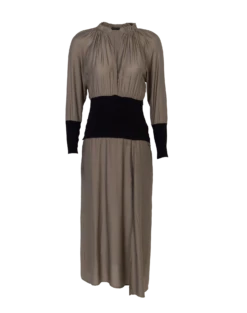 Leona Long Dress - Pistachio -FemmeFab Shop pistachio leona dress flat