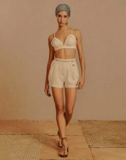 Victoria Short - Natural 9 Victoria Short - Natural -FemmeFab Shop victoria short