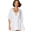 Embroidery Kimono - White 2 Embroidery Kimono - White -FemmeFab Shop vix coverup white embroidery kimono 14801724244039