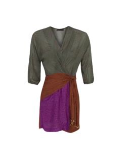 Thami Short Dress - Volpi Green 12 Thami Short Dress - Volpi Green -FemmeFab Shop volpi thami dress flat