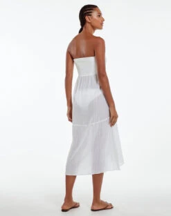 Grazi Cover Up - Off White -FemmeFab Shop white grazi coverup back 2